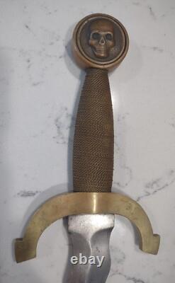 Dague antique Kris Keris, couteau de combat indonésien, lame forgée solide et tranchante