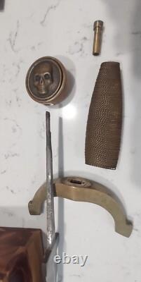 Dague antique Kris Keris, couteau de combat indonésien, lame forgée solide et tranchante