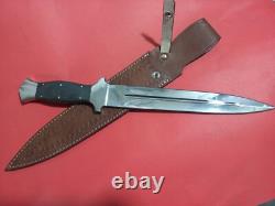 Dague courte en acier carbone fait main sur mesure pour le camping, la survie et la chasse