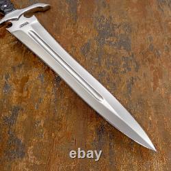 Dague-couteau de style gladiateur fabriquée à la main sur mesure 20,80 par Impact Cutlery