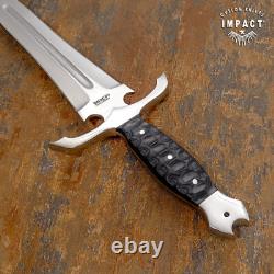 Dague-couteau de style gladiateur fabriquée à la main sur mesure 20,80 par Impact Cutlery