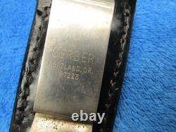 Dague de botte de combat Gerber Mk1 originale vintage rare de première génération avec son fourreau