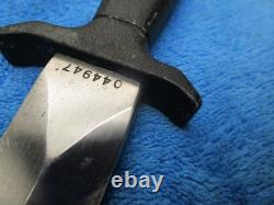 Dague de botte de combat Gerber Mk1 originale vintage rare de première génération avec son fourreau