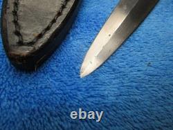 Dague de botte de combat Gerber Mk1 originale vintage rare de première génération avec son fourreau