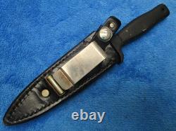 Dague de botte de combat Gerber Mk1 originale vintage rare de première génération avec son fourreau