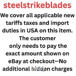 Dague de chasse Bowie en acier D2 fait main sur mesure avec poignée en bois de cerf Wit Shea