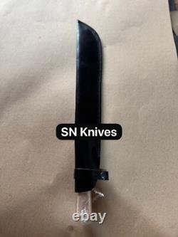 Dague de chasse Bowie en acier carbone fait main de 20 pouces avec étui Dague de chasse Bowie en acier carbone fait main de 20 pouces avec étui