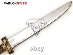 Dague de chasse Viking Seax en acier au carbone de haute qualité, faite à la main au Xe siècle