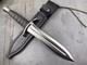Dague De Chasse En Acier D2 Fait Main Sur Mesure Et Couteau Bowie Avec Poignée En Micarta Et étui