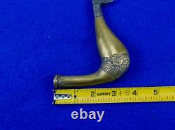 Dague de chasse et de combat indonésienne antique du XIXe siècle avec fourreau