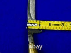 Dague de chasse et de combat indonésienne antique du XIXe siècle avec fourreau