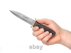 Dague de combat Boker Applegate Fairbairn avec lame de 4,75, poignées en Delrin, étui