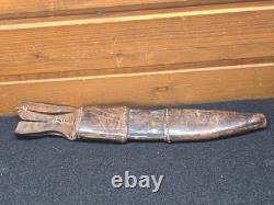 Dague de combat antique, couteau français espagnol, vieux couteau vintage des années 1800
