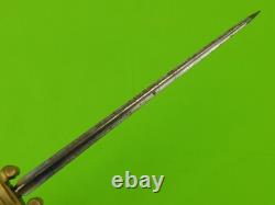Dague de combat antique de la Première Guerre mondiale de France