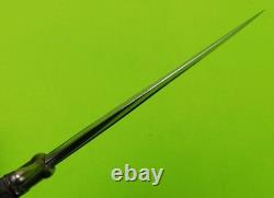 Dague de combat antique française italienne du 19ème siècle avec fourreau