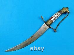 Dague de combat antique vintage vieille espagnole Espagne Mexique mexicaine