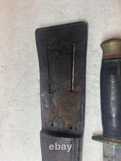 Dague de combat britannique Taylor Eye Witness Sheffield de la Seconde Guerre mondiale, couteau à lame fixe