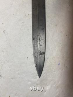 Dague de combat britannique Taylor Eye Witness Sheffield de la Seconde Guerre mondiale, couteau à lame fixe
