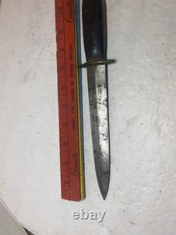 Dague de combat britannique Taylor Eye Witness Sheffield de la Seconde Guerre mondiale, couteau à lame fixe