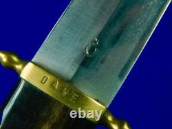 Dague de combat turque vintage faite sur mesure avec fourreau