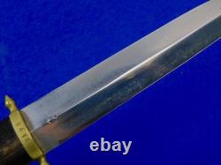 Dague de combat turque vintage faite sur mesure avec fourreau