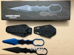 Dague dentelée professionnelle Skallywag Tactical Guardian avec accessoires, NOS