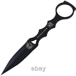 Dague fixe Benchmade 176BKSN SOCP 3,22 po en acier 440c avec étui en sable