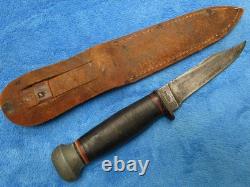 Dague originale vintage USN Mark 1 de la Seconde Guerre mondiale Pal RH-35, couteau de combat et fourreau