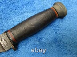 Dague originale vintage USN Mark 1 de la Seconde Guerre mondiale Pal RH-35, couteau de combat et fourreau