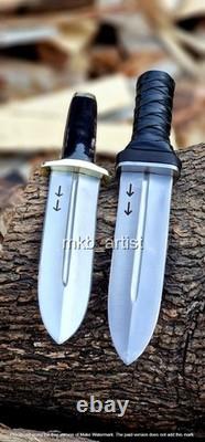 Dague personnalisée Thorfinn paire COUTEAUX Anime Vinland Saga Acier au carbone Couteau de CHASSE