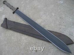 Dague romaine artisanale personnalisée en acier à outils D2, épée viking de chasse, épée tactique