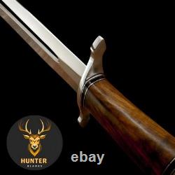 Dague tactique personnalisée en acier D2 fait main, couteau de survie, art fantastique, couteau de chasse