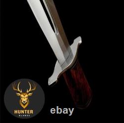 Dague tactique personnalisée en acier D2 fait main, couteau de survie, art fantastique, couteau de chasse