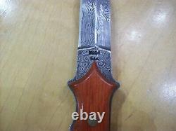Edition Limitée Buck Knife 970 Damascus Dagger Mint Gem Nos 2001 #104/1000