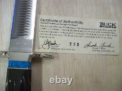 Edition Limitée Buck Knife Custom 976 Fichier Patrimonial Dague / #203/250 Nos Monnaie