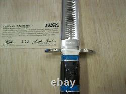 Edition Limitée Buck Knife Custom 976 Fichier Patrimonial Dague / #203/250 Nos Monnaie