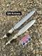Ensemble De 2 - Couteau De Chasse Bowie En Acier Au Carbone Fait à La Main Personnalisé + étui