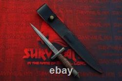 Ensemble de 2 Couteaux Dague CASE V-42 Vintage Forces Spéciales US WWII / étui