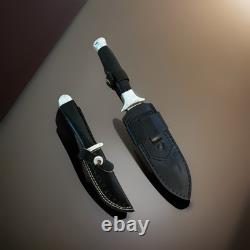 Ensemble de 2 couteaux personnalisés PMC Wagner : couteau tactique et dague russe Wagner