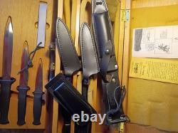 Ensemble de Couteaux Gerber Guardian Conçu par Loveless Début des Années 1980, Jamais Utilisé