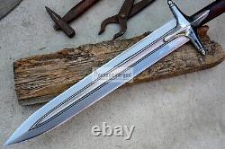 Épée Kilij de 16 pouces - Couteau de chasse - Dague - Couteau tactique - Historique - Forgé