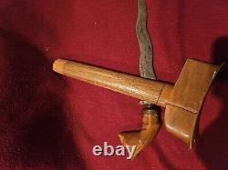 Épée dague de combat antique des Moro Kalis des Philippines