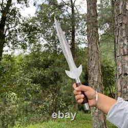 Épée dague en acier D2 fait main, épée personnalisée, épée viking, épée machette