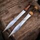 &Eacute;p&eacute;e De Combat Gladius Romain De Chasse En Acier J2 Forg&eacute; &agrave; La Main De Qualit&eacute; Sup&eacute;rieure, 2 Pi&egrave;ces