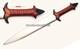 &Eacute;p&eacute;e M&eacute;di&eacute;vale De Chasse En Acier D2 Forg&eacute;e &agrave; La Main, Dague-&eacute;p&eacute;e Conan Le Barbare