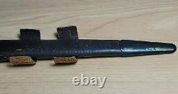 Fairbairn Sykes Stiletto Dagger Ribbed & Roped F/s Couteau De Combat Ww2 Era
