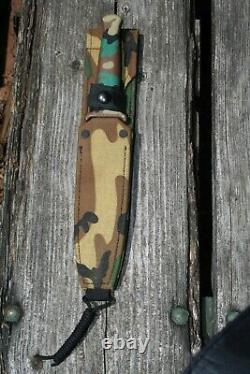 Gerber Guardian II Inox Camo Camouflage Couteau Dague Très Bon État