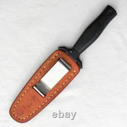 Gerber USA poignard MARK I des années 1980 avec lame de 5 pouces et étui personnalisé Al Polkowski pour transport à la botte