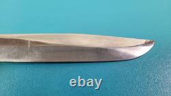 Grand poignard de combat EIG Cutlery, Italie, manche en rondelles de cuir empilées, vers les années 1950, TR1955