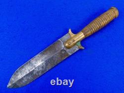 Guerres indiennes Armée américaine Springfield Armory M1880 couteau Bowie de terrain dague de combat